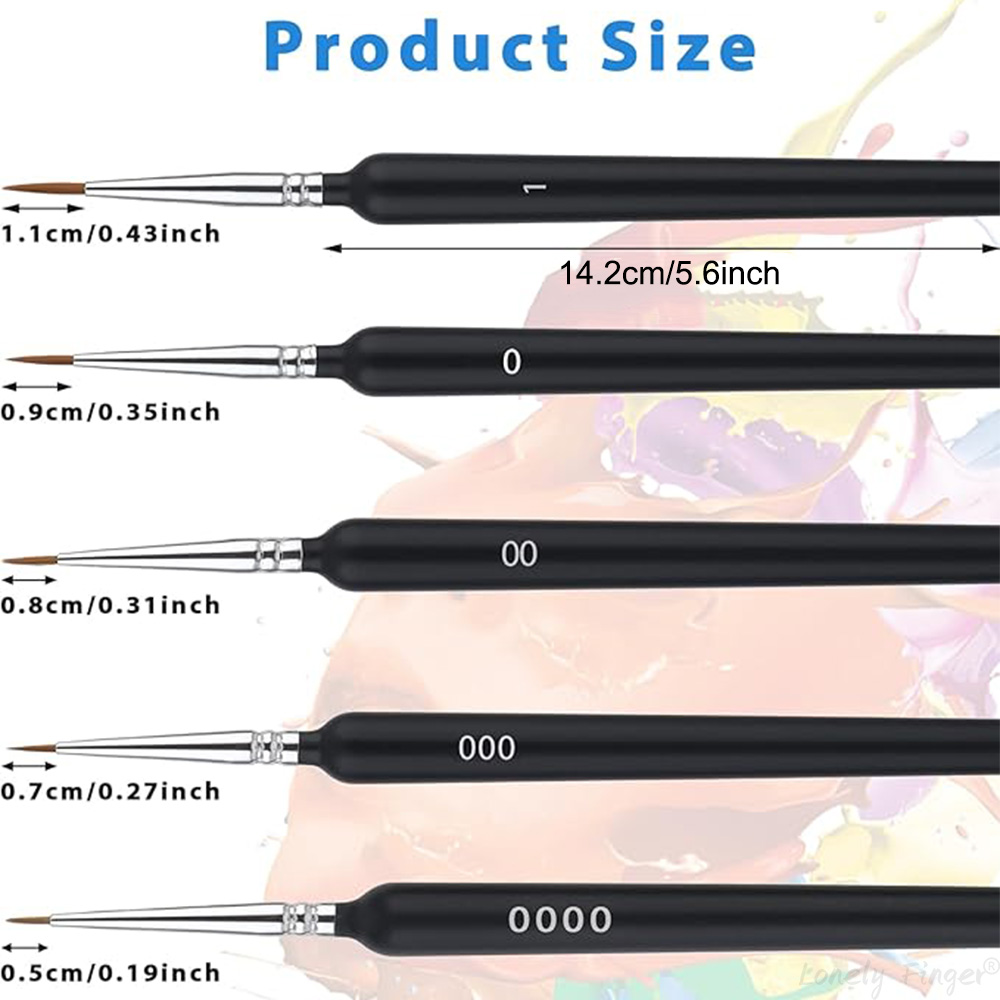 5/11Pcs Paint Brushes Set, Art - Paint Model Kit recension och pris