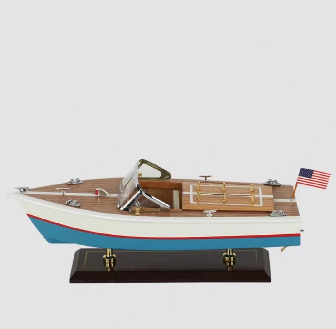 Chris 235 Wood Speed Boat Mode - Model Kit Yacht recension och pris
