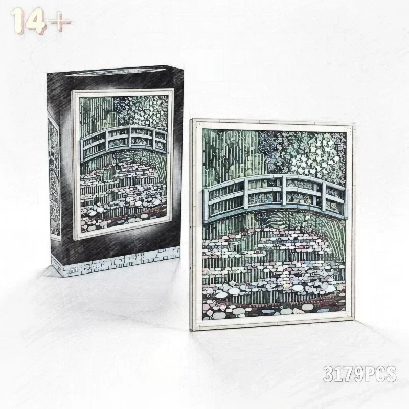 2026 Water Lily Pond & Arch Br - Model Kit Fantasy recension och pris
